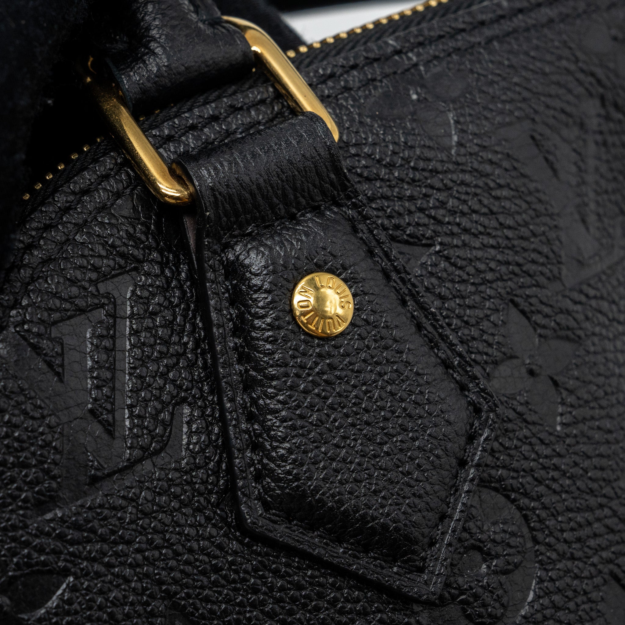 AAA Replica Louis Vuitton LV NEO ALMA BB MONOGRAM EMPREINTE BLACK GHW (NEW VERSION)