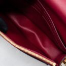 AAA Replica Louis Vuitton LV FLORE CHAIN WALLET MONOGRAM CANVAS/ DARK RED GHW