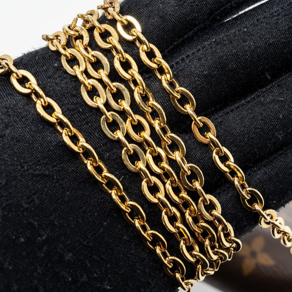 AAA Replica Louis Vuitton LV FLORE CHAIN WALLET MONOGRAM CANVAS/ DARK RED GHW