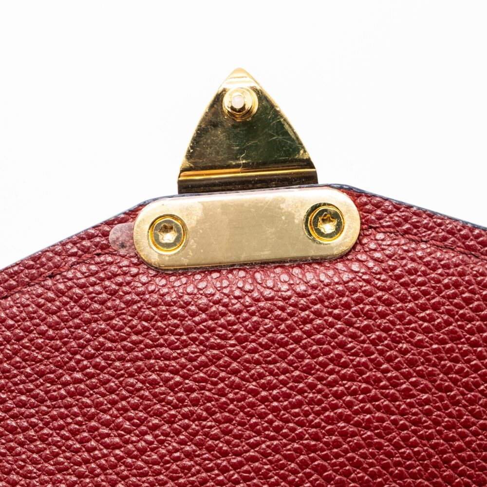 AAA Replica Louis Vuitton LV POCHETTE MÉTIS MONOGRAM EMPREINTE RED GHW