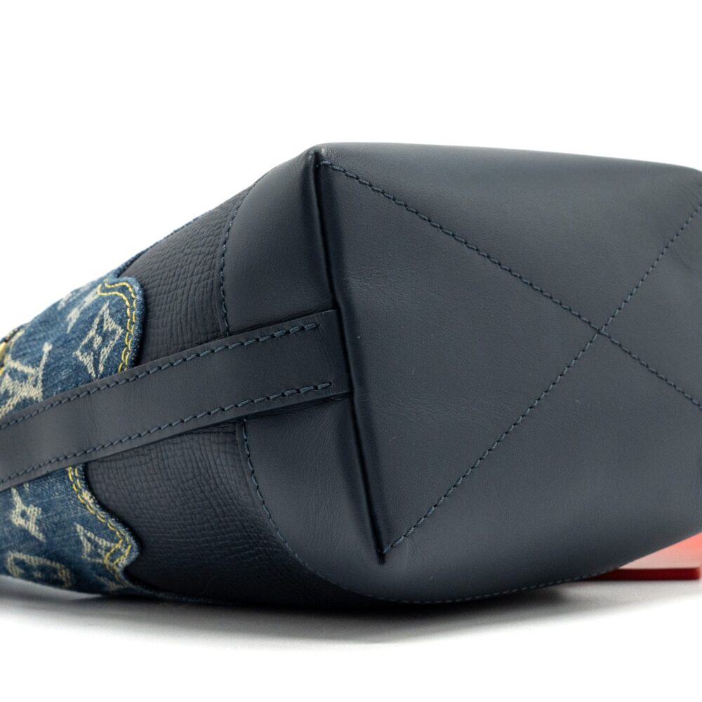 AAA Replica Louis Vuitton LV JAPANESE CRUISER BAG LIMITED EDITION MONOGRAM DENIM/LEATHER BLUE GHW(NEW VERSION)