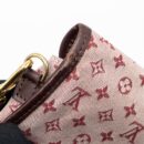 AAA Replica Louis Vuitton LV VINTAGE FLAP SHOULDER BAG FABRIC / LEATHER DARK PINK GHW