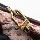 AAA Replica Louis Vuitton LV VINTAGE FLAP SHOULDER BAG FABRIC / LEATHER DARK PINK GHW