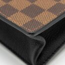 AAA Replica Louis Vuitton LV VAVIN CHAIN WALLET DAMIER EBENE CANVAS GHW