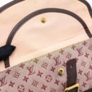 AAA Replica Louis Vuitton LV VINTAGE FLAP SHOULDER BAG FABRIC / LEATHER DARK PINK GHW