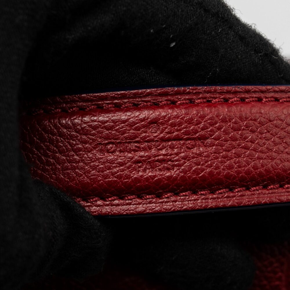 AAA Replica Louis Vuitton LV POCHETTE MÉTIS MONOGRAM EMPREINTE RED GHW