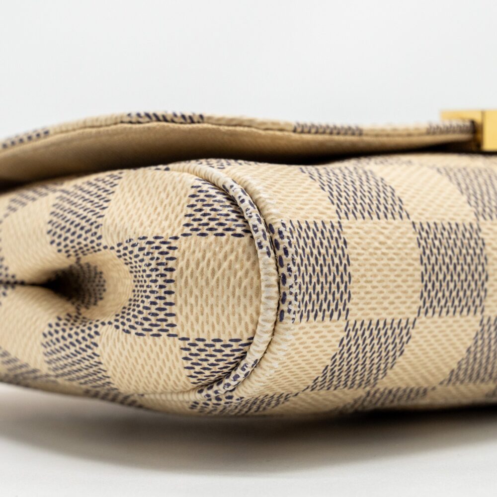 AAA Replica Louis Vuitton LV FAVORITE PM DAMIER AZUR CANVAS GHW
