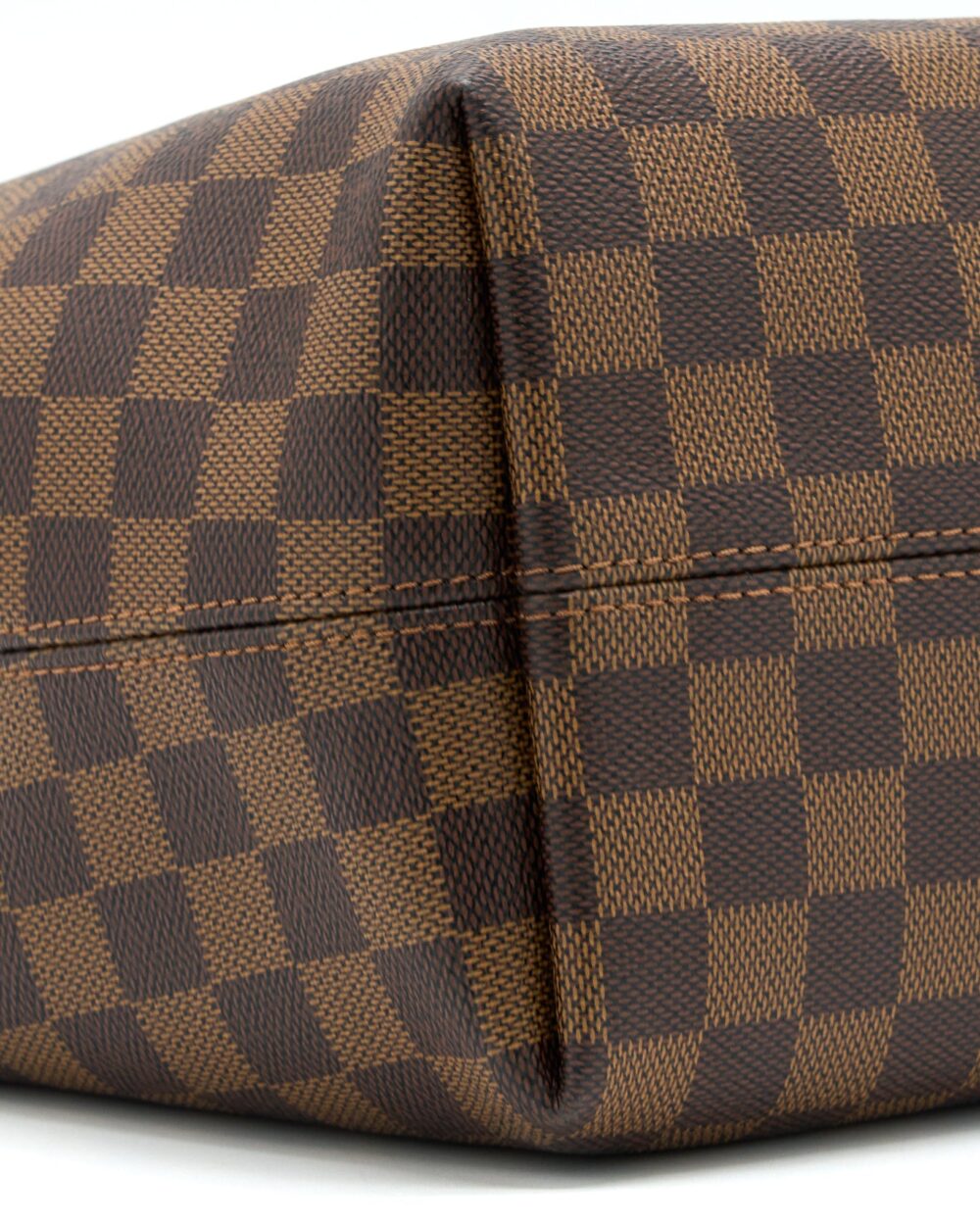 AAA Replica Louis Vuitton LV GRACEFUL MM DAMIER EBENE GHW