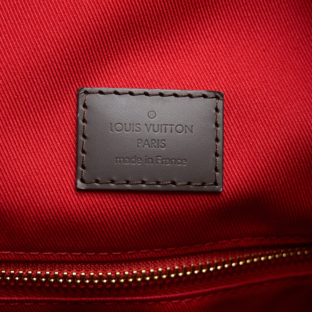 AAA Replica Louis Vuitton LV GRACEFUL MM DAMIER EBENE GHW