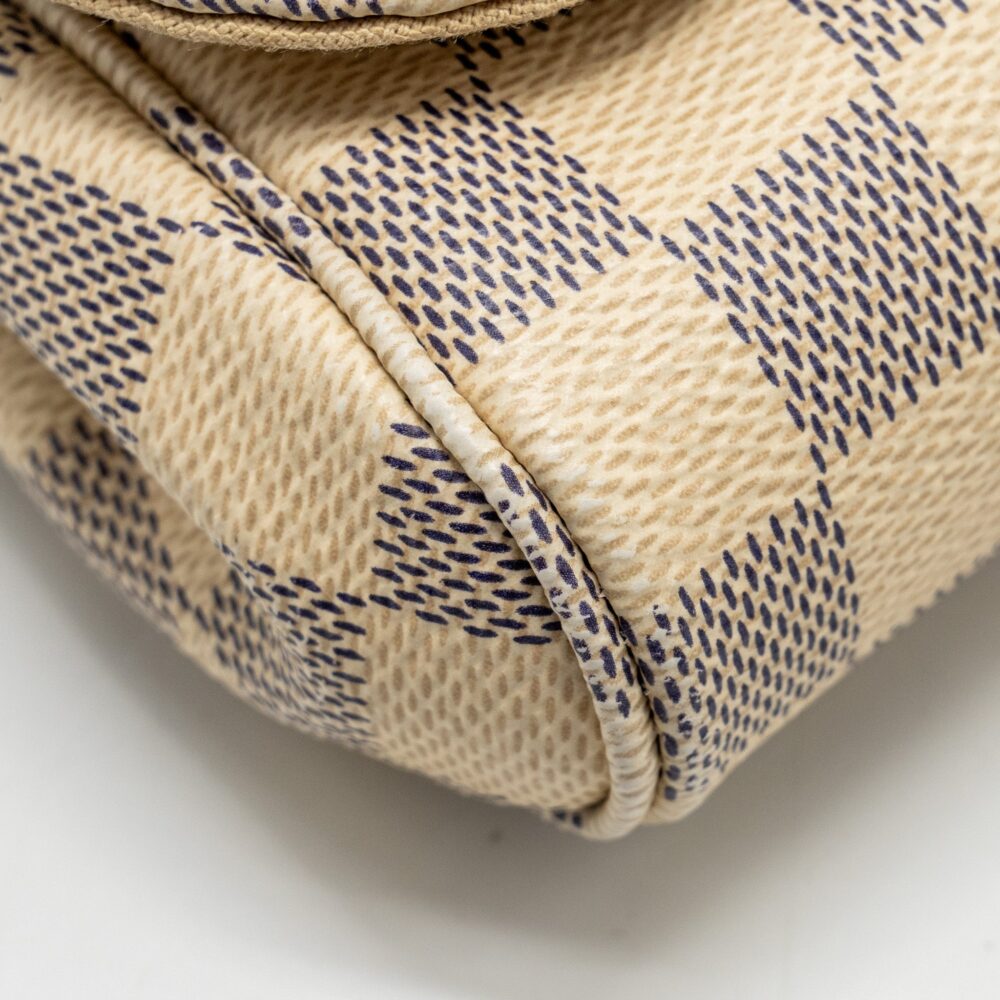 AAA Replica Louis Vuitton LV FAVORITE PM DAMIER AZUR CANVAS GHW