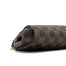 AAA Replica Louis Vuitton LV EVA POCHETTE DAMIER EBENE GHW