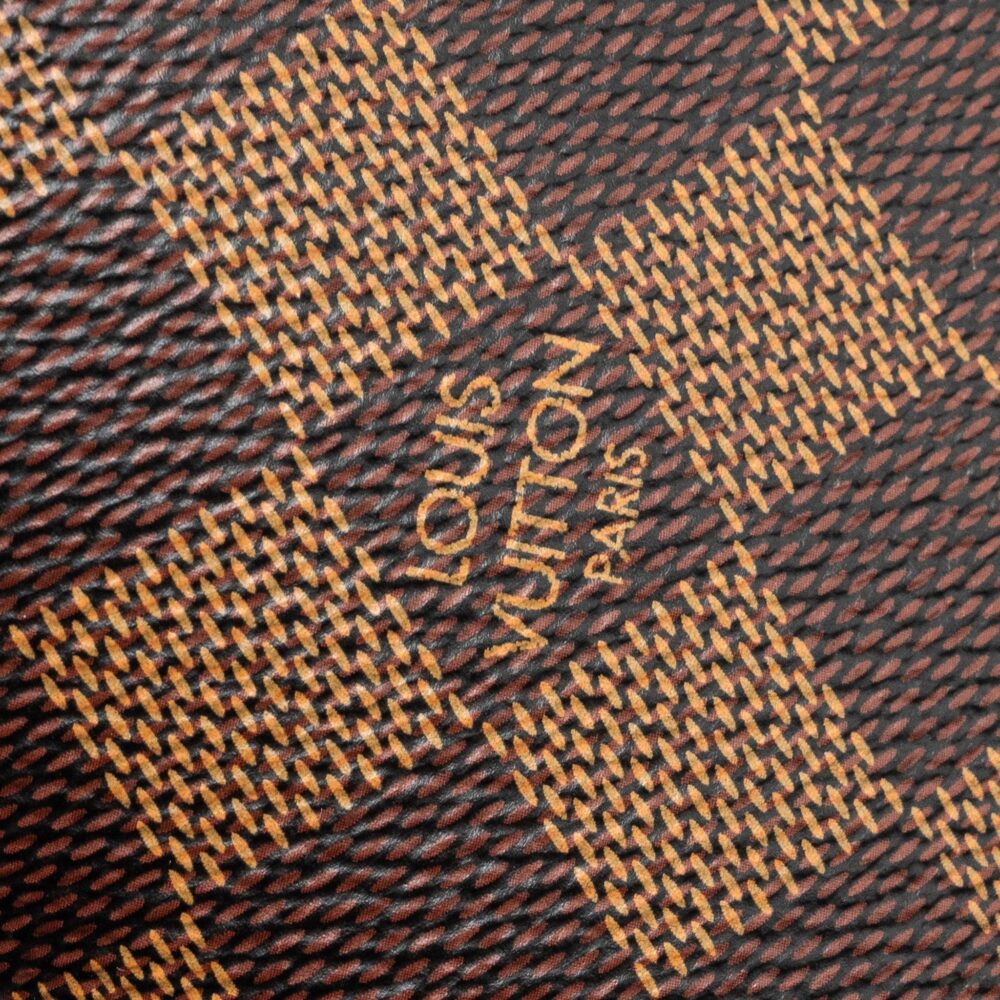 AAA Replica Louis Vuitton LV ALMA BB WITH BRAIDED HANDLES DAMIER EBENE CANVAS GHW