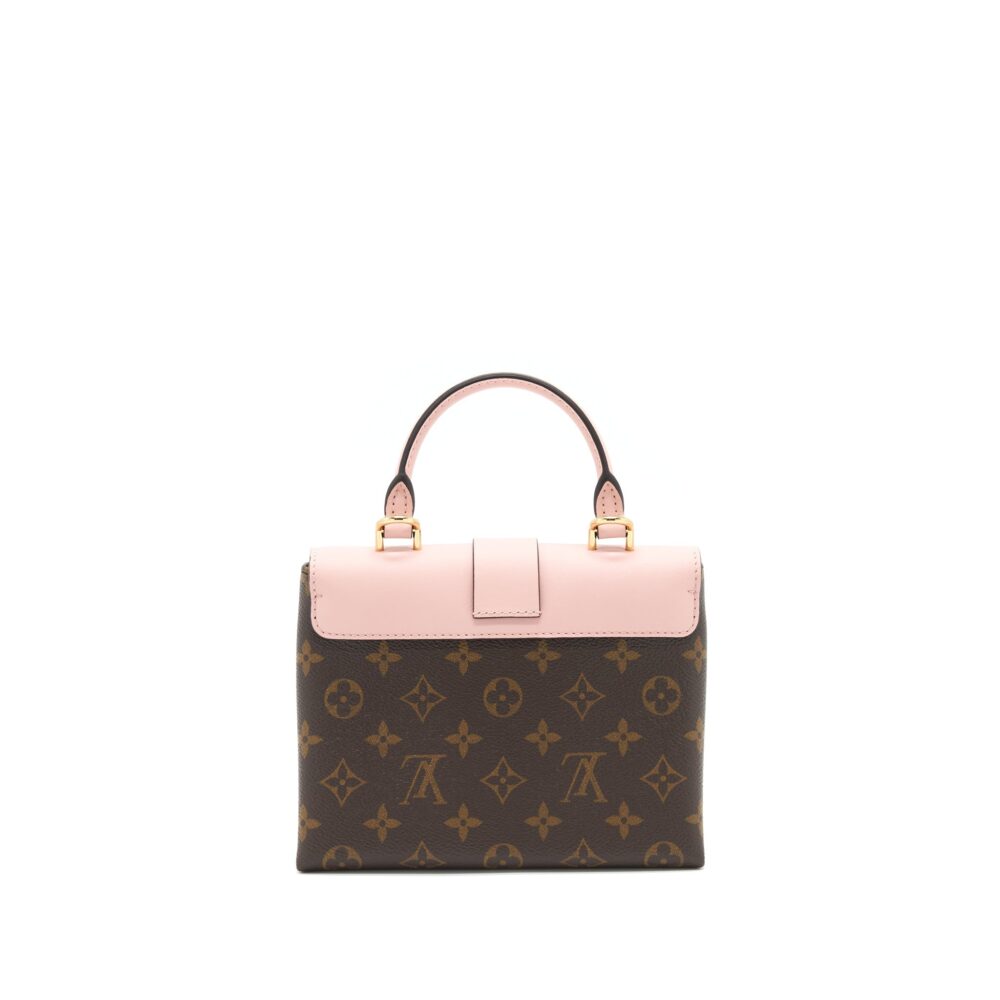 AAA Replica Louis Vuitton LV LOCKY BB MONOGRAM CANVAS / ROSE POUDRE