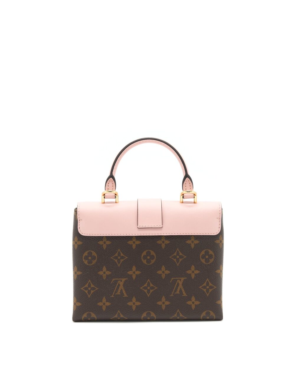 AAA Replica Louis Vuitton LV LOCKY BB MONOGRAM CANVAS / ROSE POUDRE