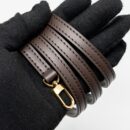 AAA Replica Louis Vuitton LV ALMA BB WITH BRAIDED HANDLES DAMIER EBENE CANVAS GHW
