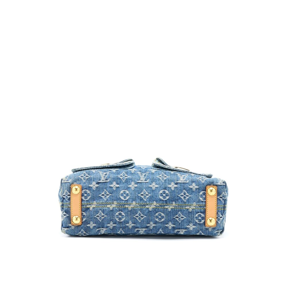 AAA Replica Louis Vuitton LV BUGGY BAG MONOGRAM DENIM GHW