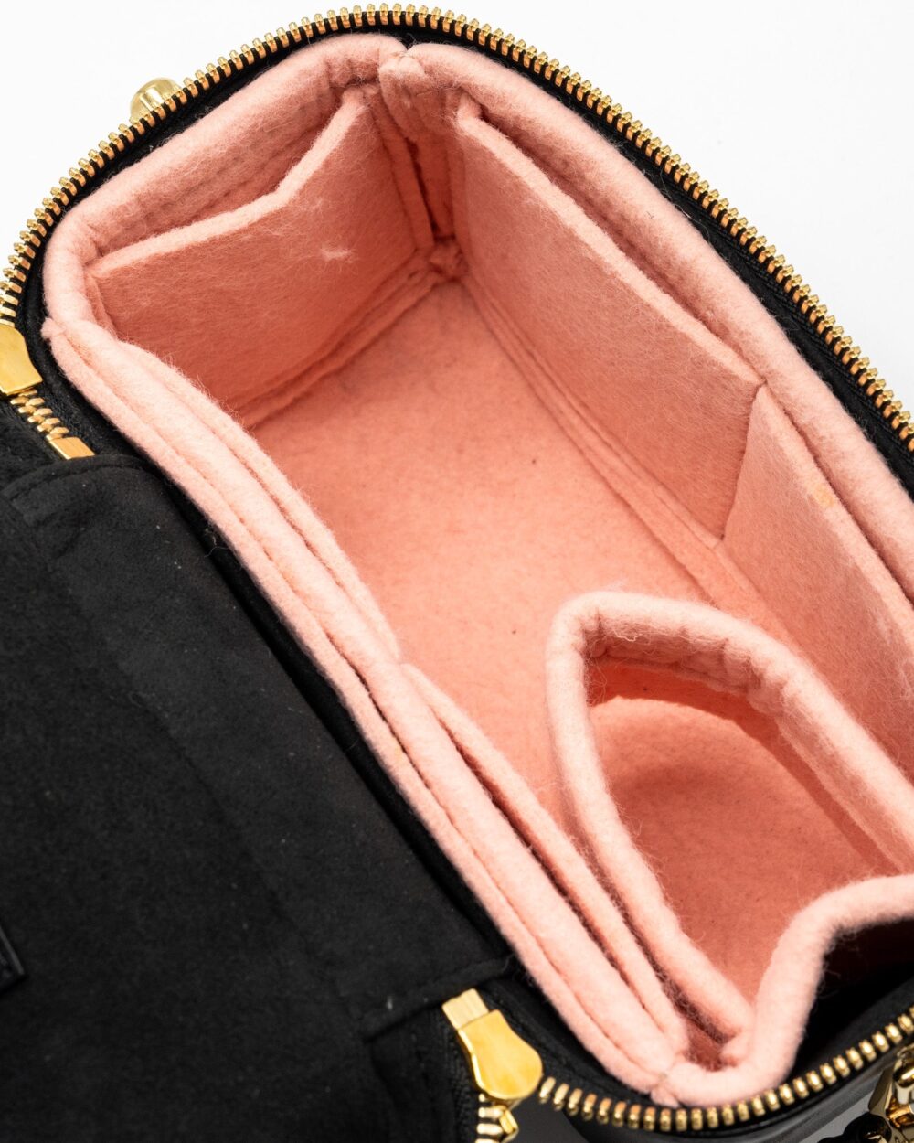 AAA Replica Louis Vuitton LV VANITY PM MONOGRAM LAMBSKIN BLACK GHW