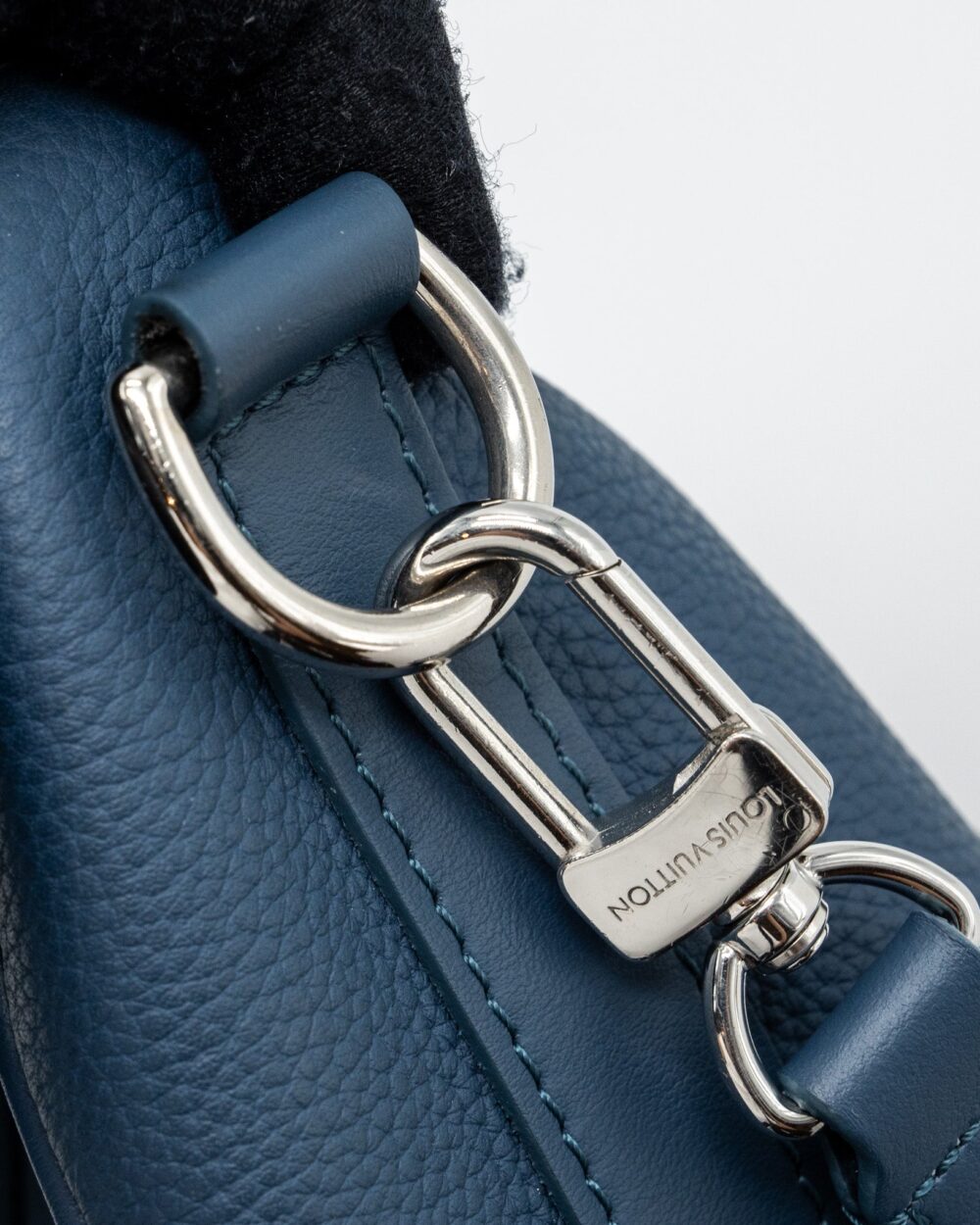 AAA Replica Louis Vuitton LV KEEPALL XS CALFSKIN BLUE SHW (NEW VERSION)