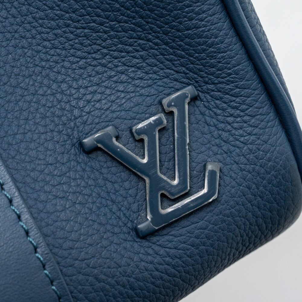 AAA Replica Louis Vuitton LV KEEPALL XS CALFSKIN BLUE SHW (NEW VERSION)