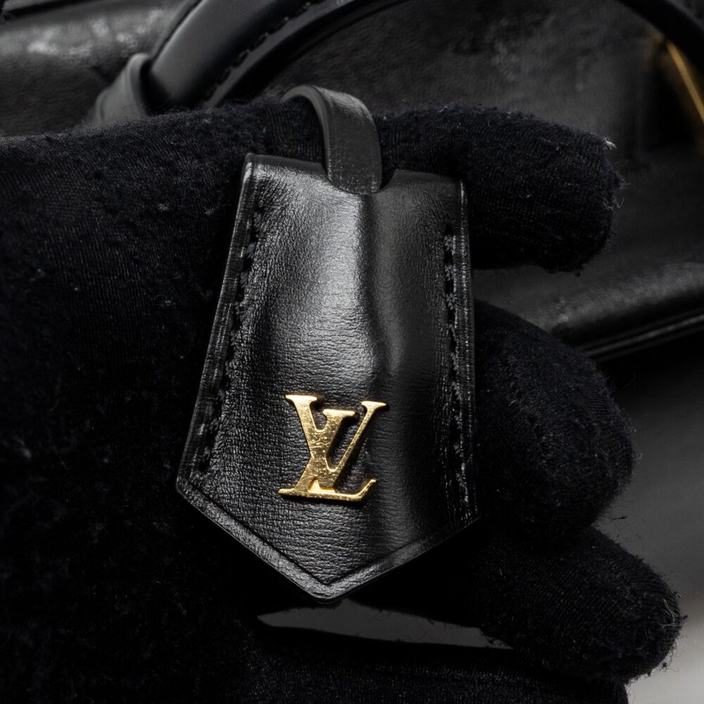 AAA Replica Louis Vuitton LV VANITY PM MONOGRAM LAMBSKIN BLACK GHW