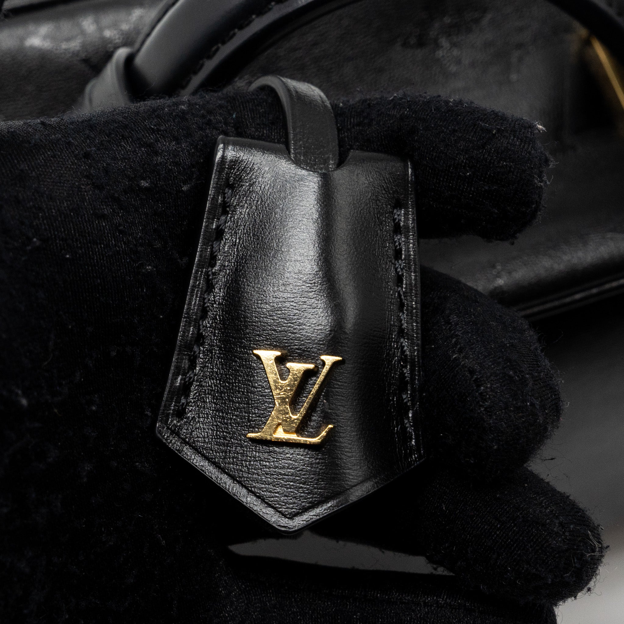 AAA Replica Louis Vuitton LV VANITY PM MONOGRAM LAMBSKIN BLACK GHW
