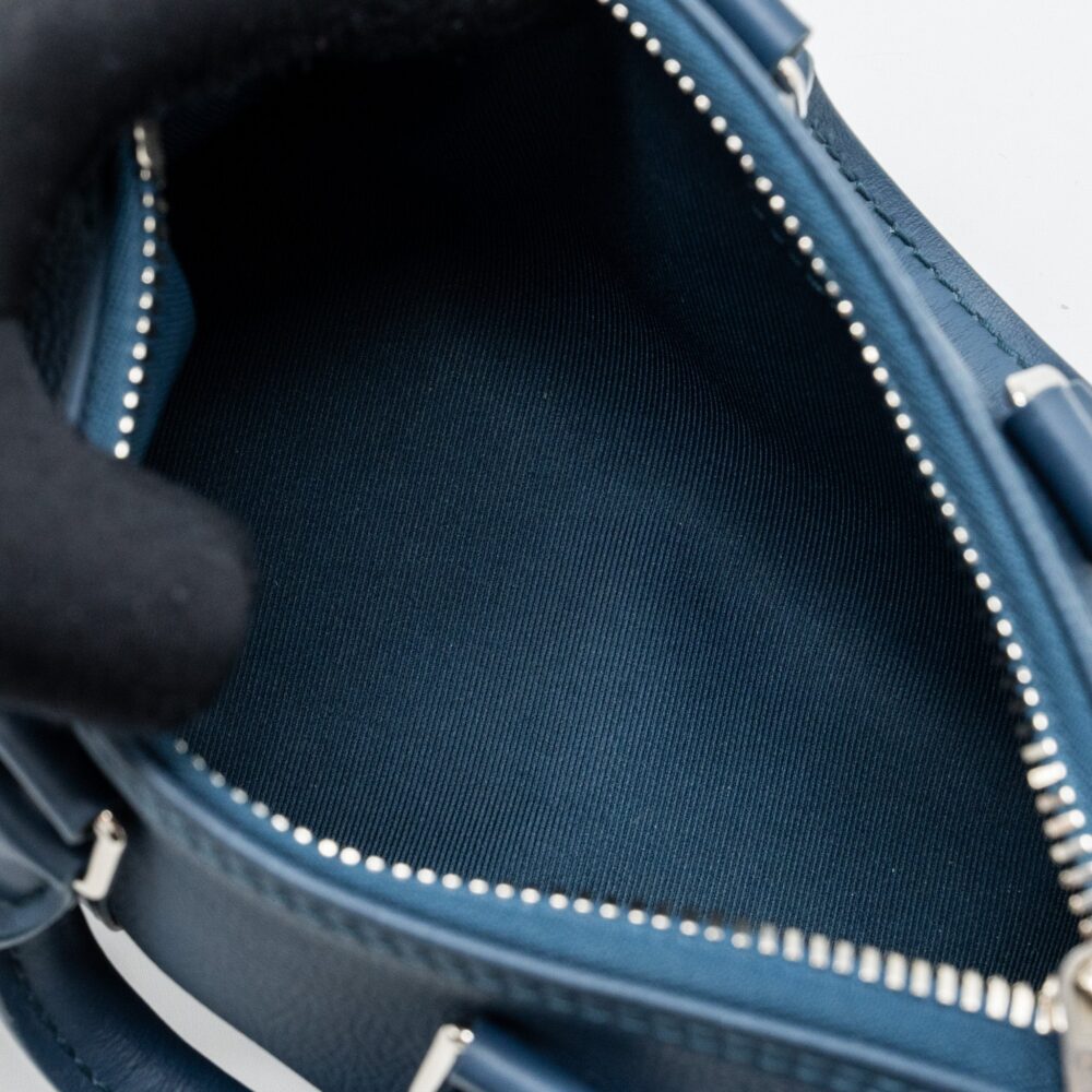 AAA Replica Louis Vuitton LV KEEPALL XS CALFSKIN BLUE SHW (NEW VERSION)
