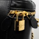 AAA Replica Louis Vuitton LV VANITY PM MONOGRAM LAMBSKIN BLACK GHW