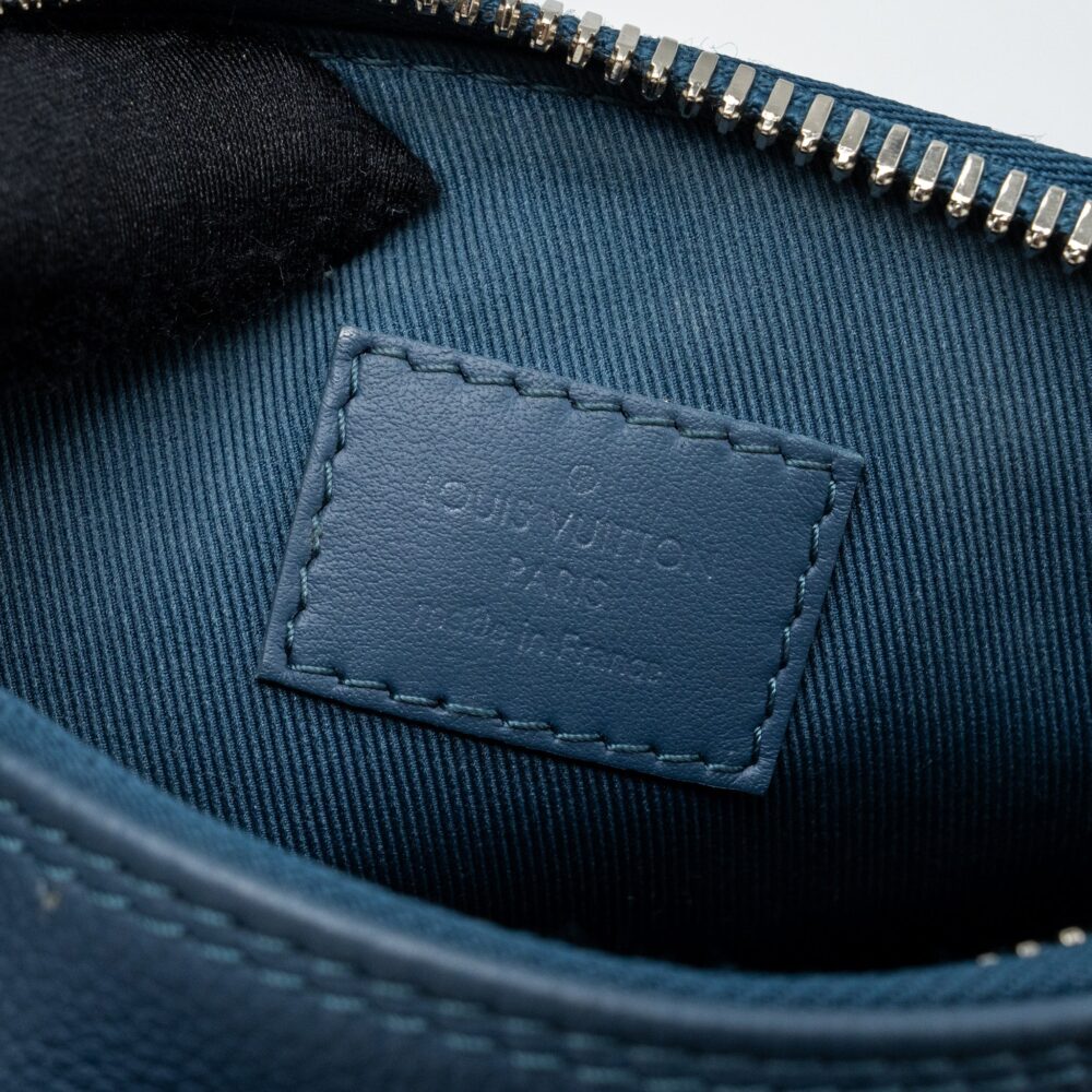 AAA Replica Louis Vuitton LV KEEPALL XS CALFSKIN BLUE SHW (NEW VERSION)