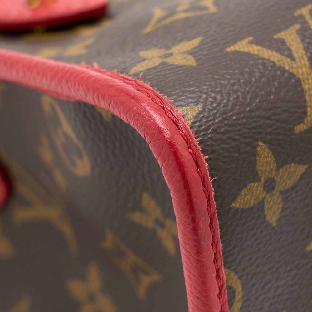 AAA Replica Louis Vuitton LV POPINCOURT PM BAG MONOGRAM CANVAS/CERISE GHW