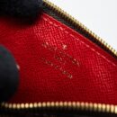 AAA Replica Louis Vuitton LV CARD HOLDER RECTO VERSO DAMIER EBENE/ RED GHW (NEW VERSION)