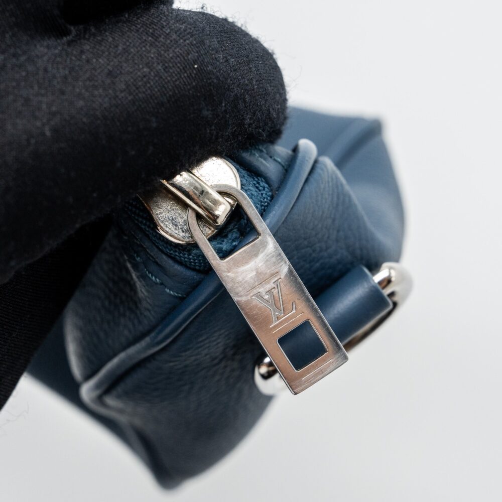 AAA Replica Louis Vuitton LV KEEPALL XS CALFSKIN BLUE SHW (NEW VERSION)