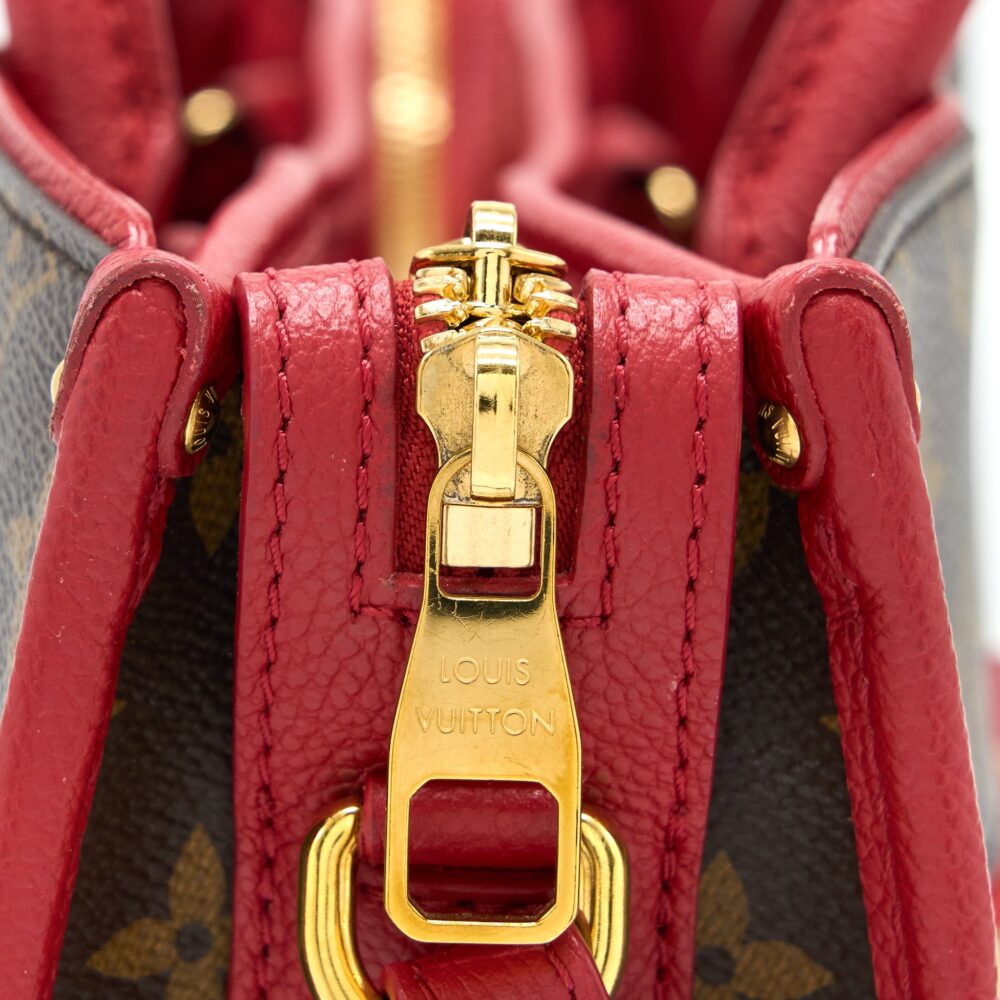 AAA Replica Louis Vuitton LV POPINCOURT PM BAG MONOGRAM CANVAS/CERISE GHW