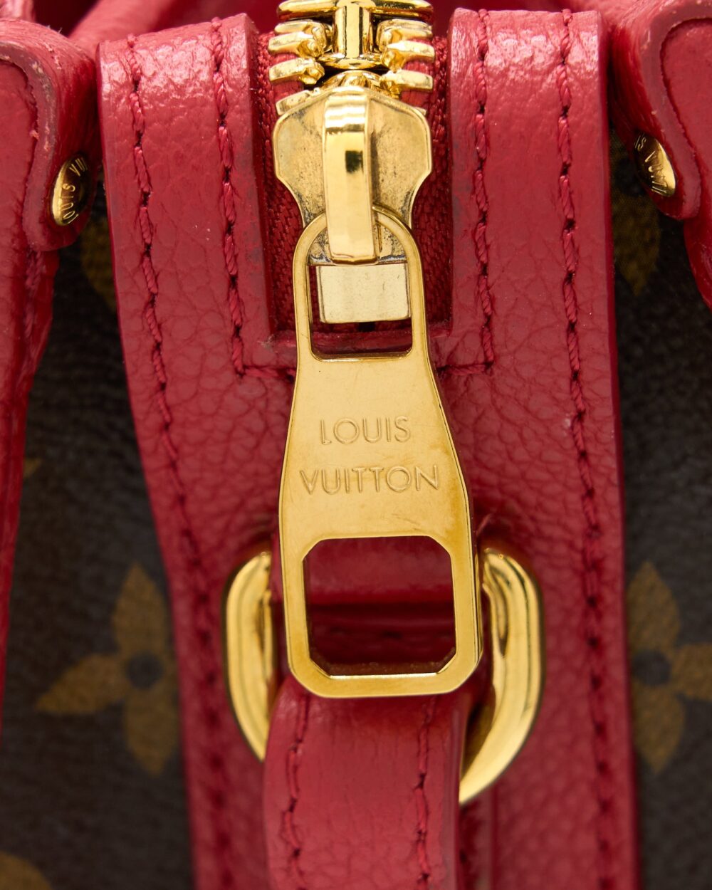 AAA Replica Louis Vuitton LV POPINCOURT PM BAG MONOGRAM CANVAS/CERISE GHW