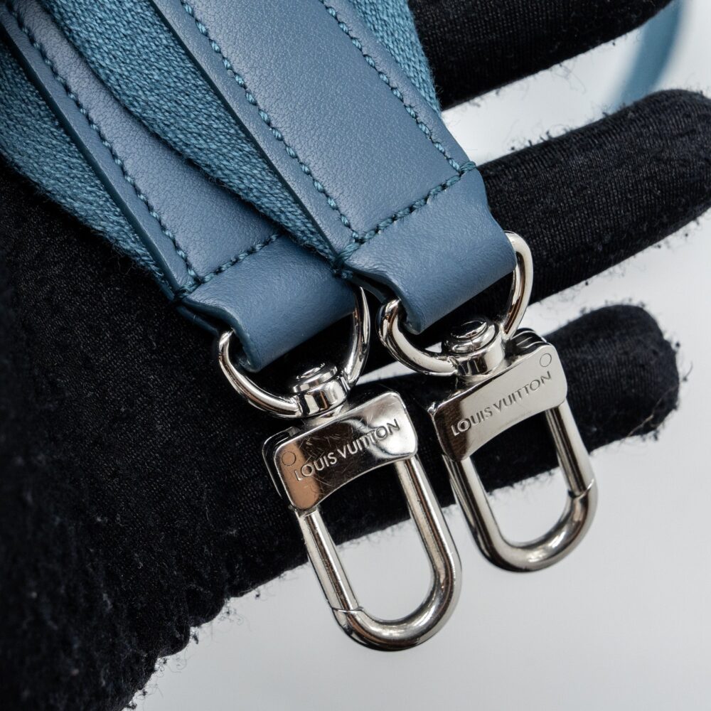AAA Replica Louis Vuitton LV KEEPALL XS CALFSKIN BLUE SHW (NEW VERSION)