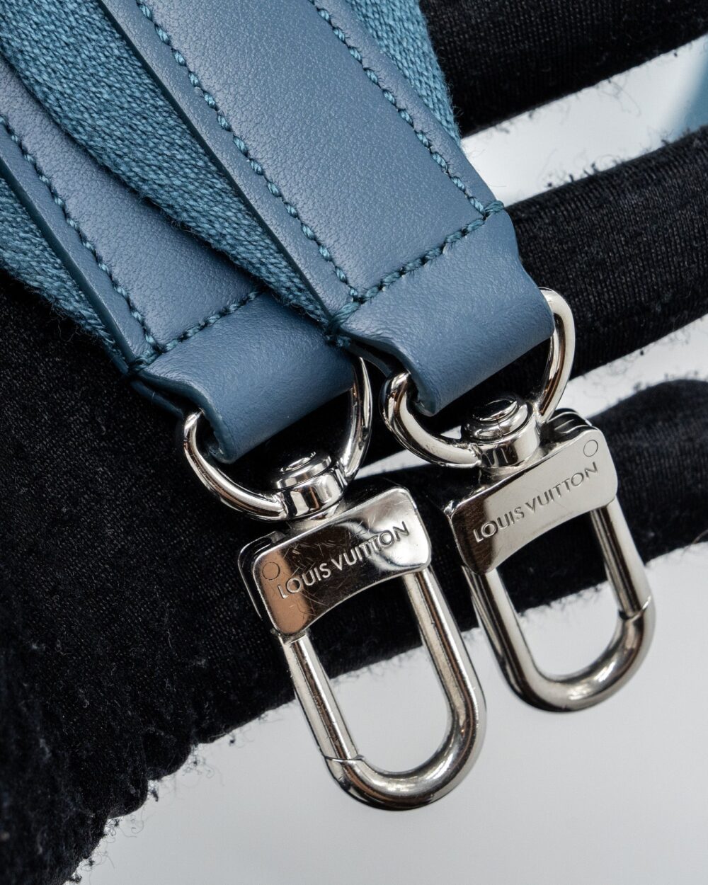 AAA Replica Louis Vuitton LV KEEPALL XS CALFSKIN BLUE SHW (NEW VERSION)