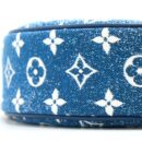 AAA Replica Louis Vuitton LV HALF-MOON LOOP BAGUETTE HANDBAG DENIM BLUE GHW (NEW VERSION)