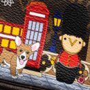 AAA Replica Louis Vuitton LV MINI POCHETTE ACCESSORIES 2021 XMAS LONDON LIMITED EDITION MULTICOLOUR GHW