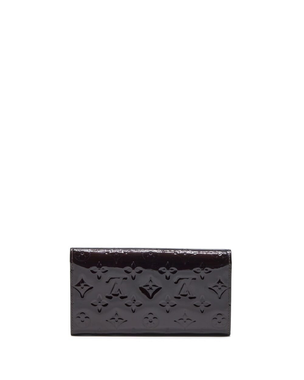 AAA Replica Louis Vuitton LV SARAH LONG WALLET VERNIS AMARANTE GHW