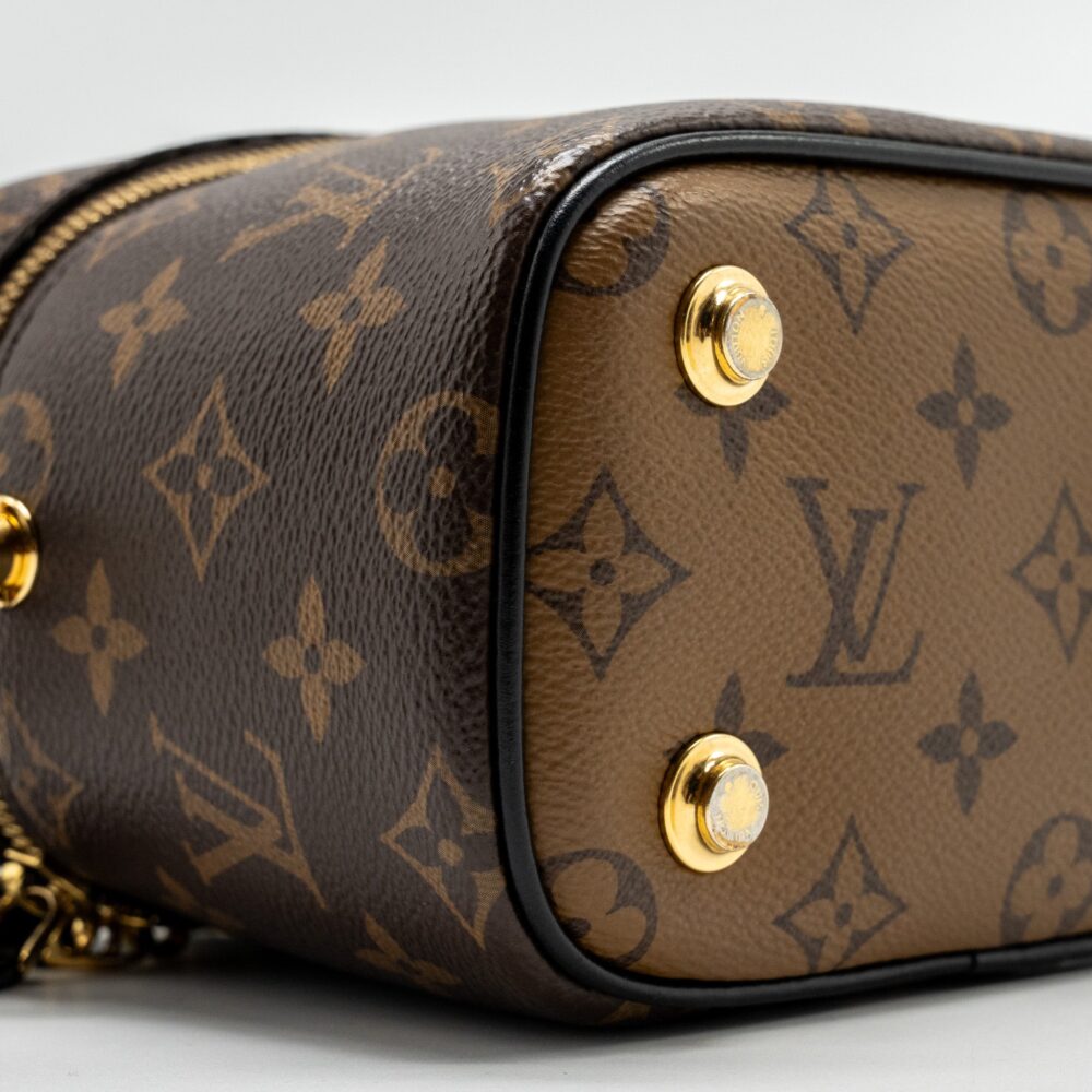 AAA Replica Louis Vuitton LV VANITY CASE PM MONOGRAM REVERSE CANVAS GHW