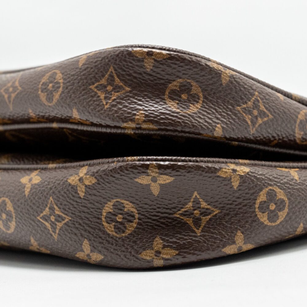 AAA Replica Louis Vuitton LV MULTI POCHETTE MONOGRAM CANVAS / KHAKI STRAP GHW