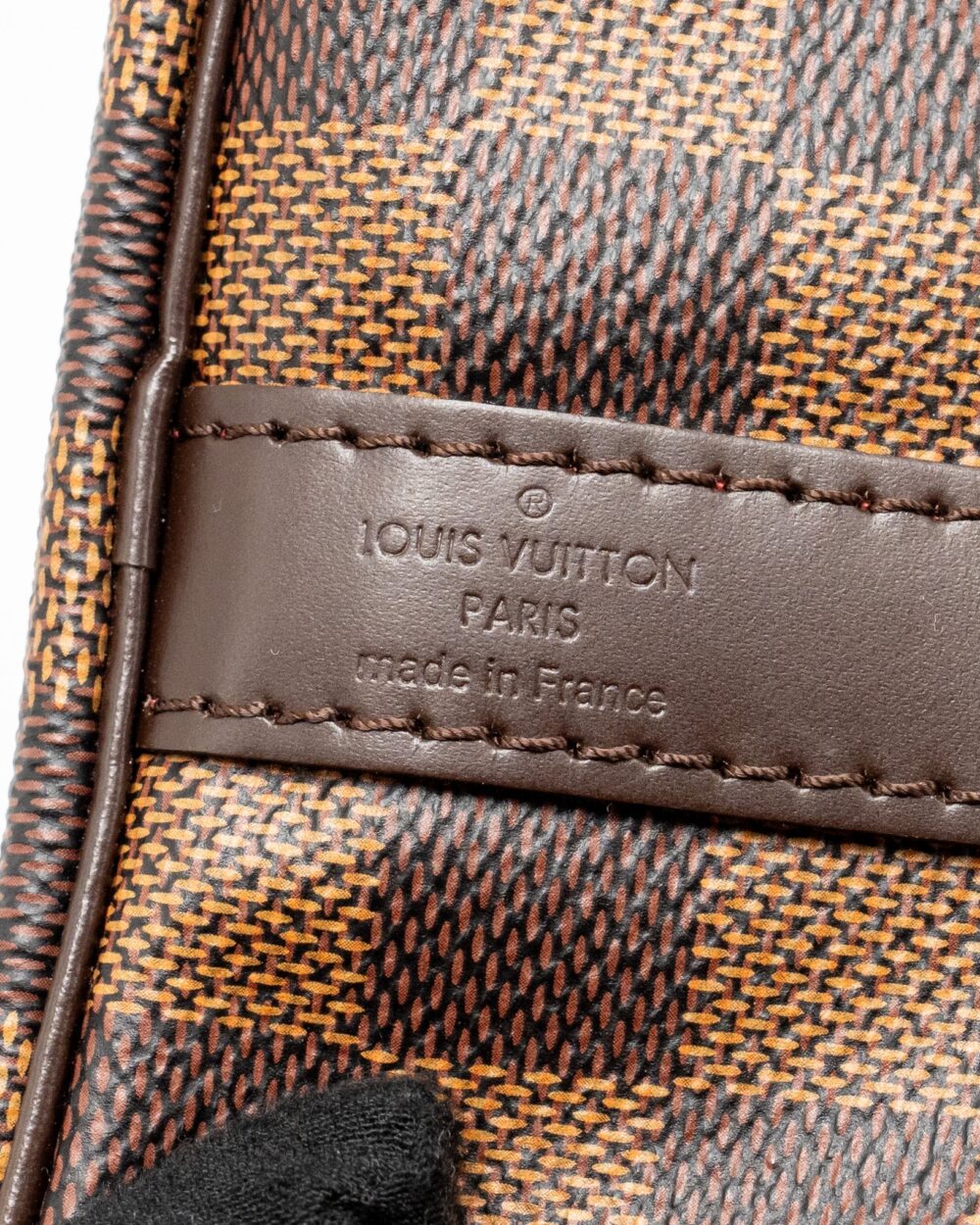 AAA Replica Louis Vuitton LV SPEEDY BANDOULIERE 30 DAMIER EBENE CANVAS GHW