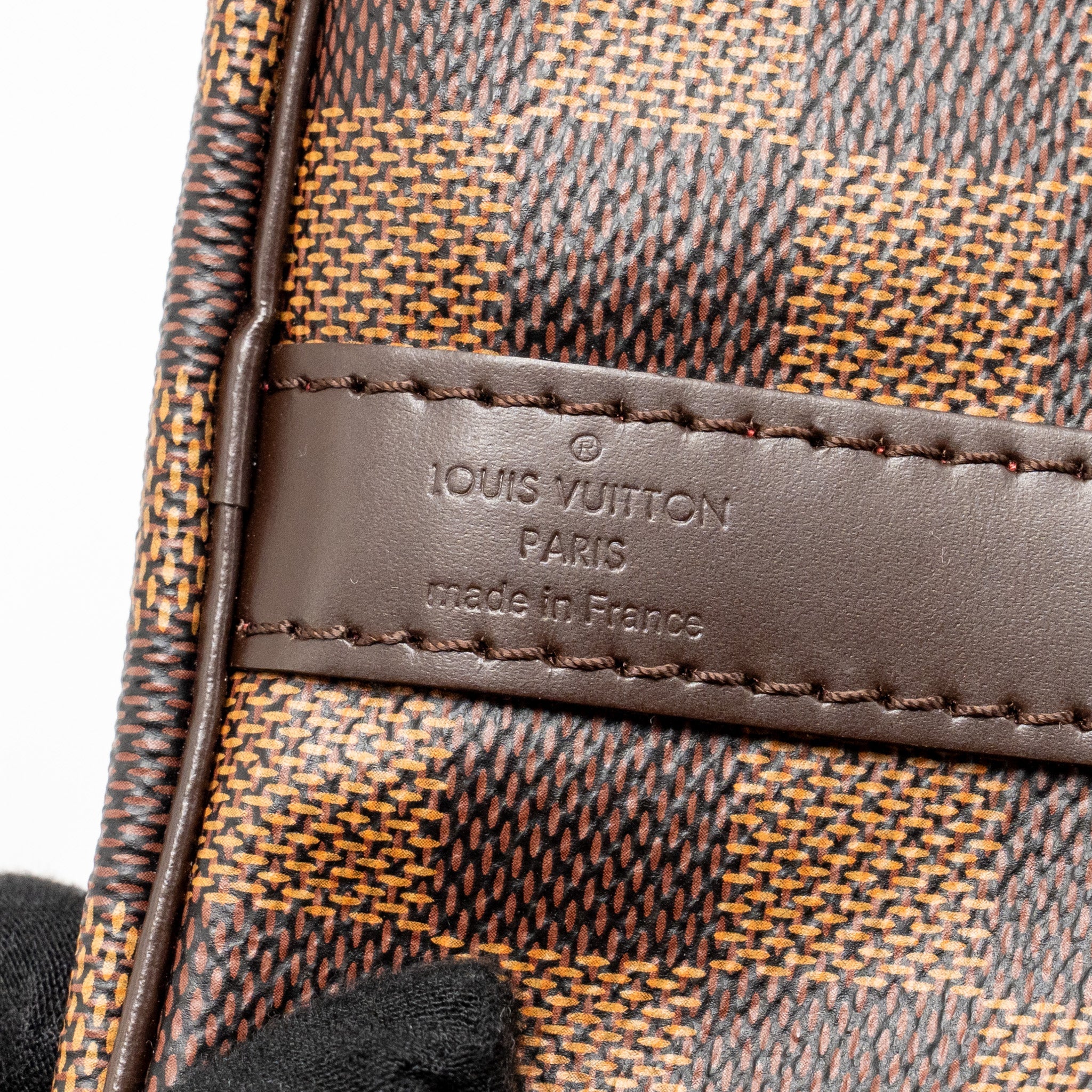 AAA Replica Louis Vuitton LV SPEEDY BANDOULIERE 30 DAMIER EBENE CANVAS GHW