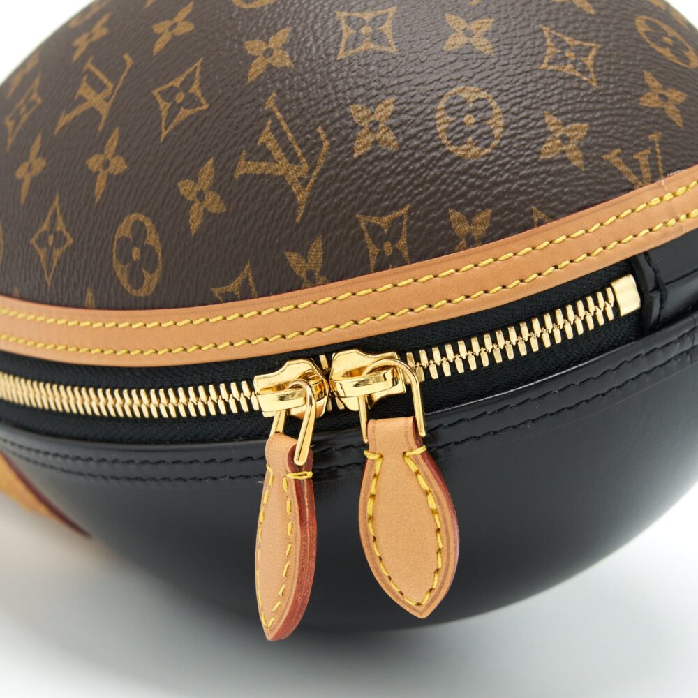 AAA Replica Louis Vuitton LV EGG BAG MONOGRAM CANVAS/BLACK GHW