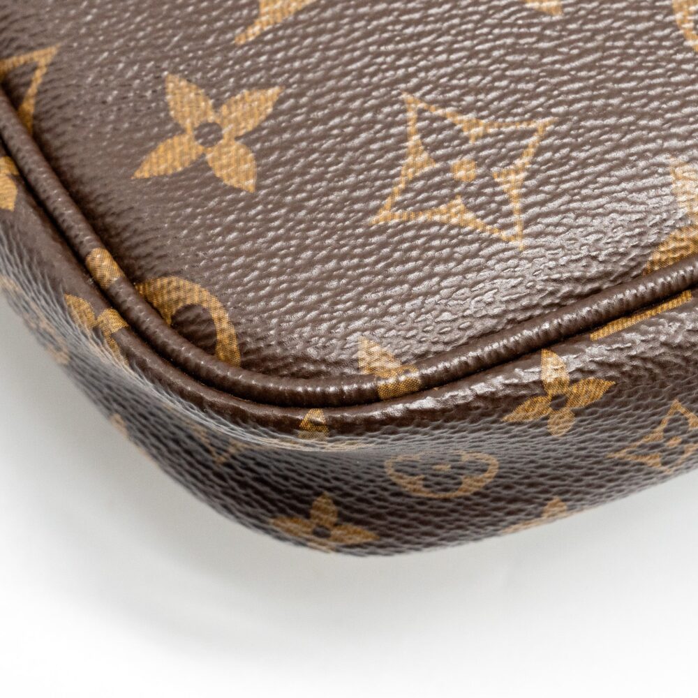 AAA Replica Louis Vuitton LV MULTI POCHETTE MONOGRAM CANVAS / KHAKI STRAP GHW