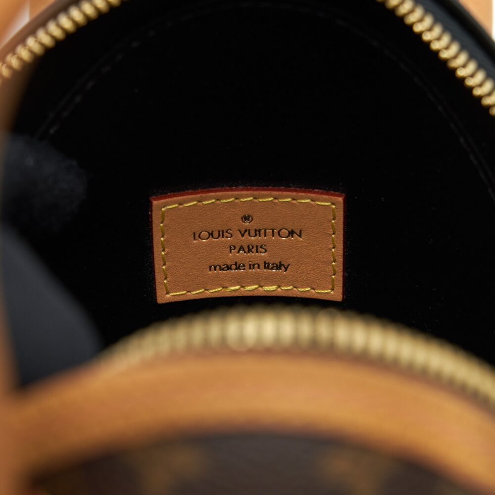 AAA Replica Louis Vuitton LV EGG BAG MONOGRAM CANVAS/BLACK GHW