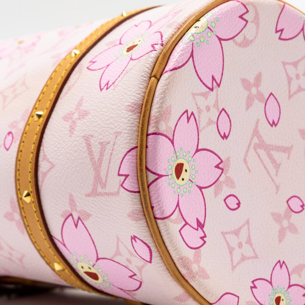 AAA Replica Louis Vuitton LV LIMITED EDITION CHERRY BLOSSOM PAPILLON BAG MONOGRAM CANVAS PINK GHW