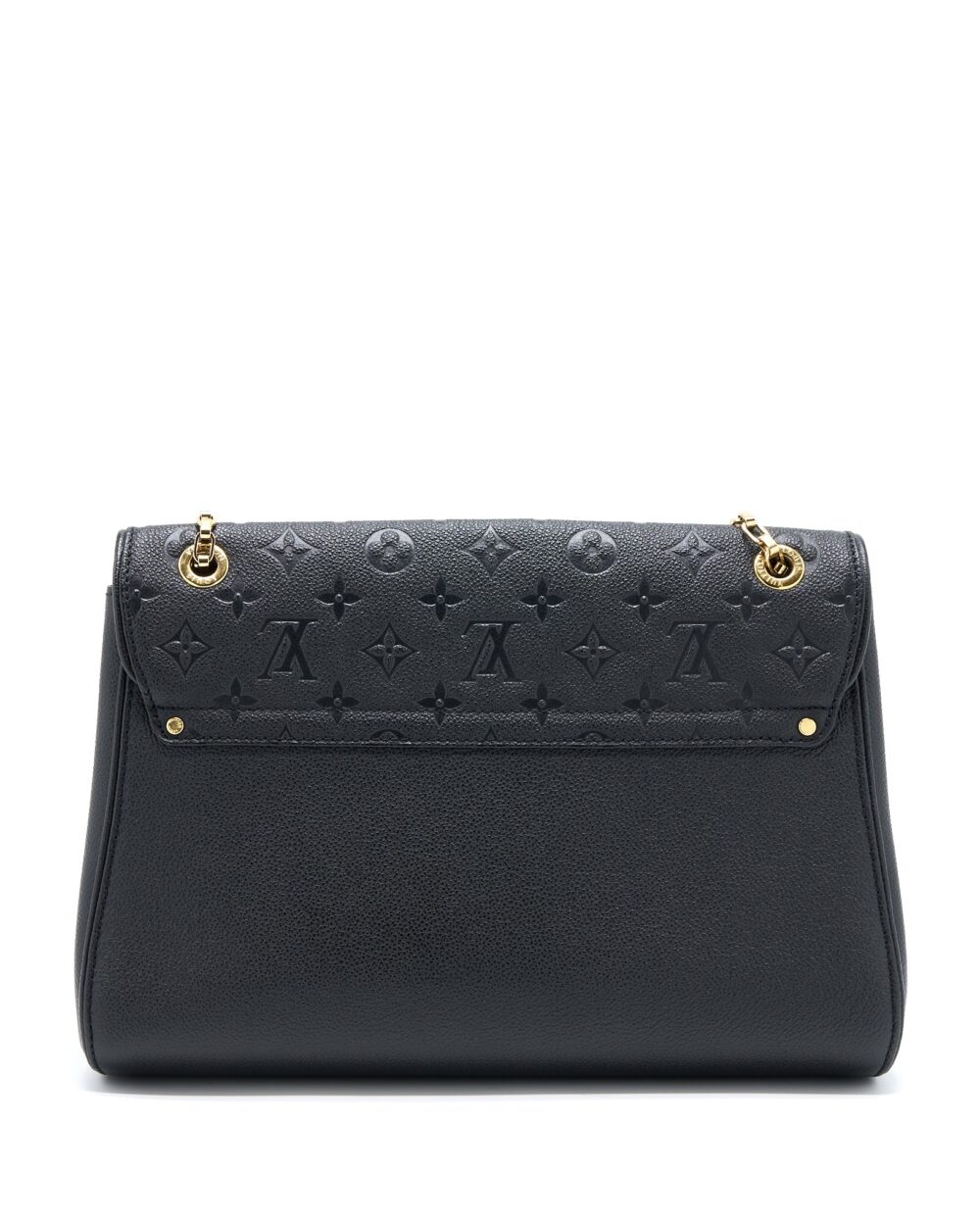AAA Replica Louis Vuitton LV SAINT GERMAIN CHAIN EMPREINTE BLACK GHW