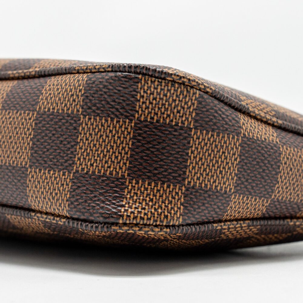 AAA Replica Louis Vuitton LV POCHETTE ACCESSOIRES DAMIER EBENE CANVAS GHW