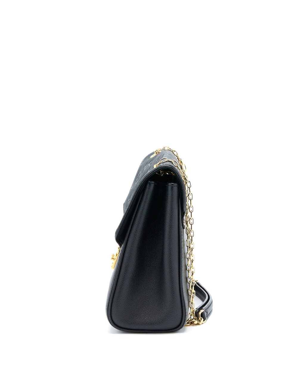 AAA Replica Louis Vuitton LV SAINT GERMAIN CHAIN EMPREINTE BLACK GHW