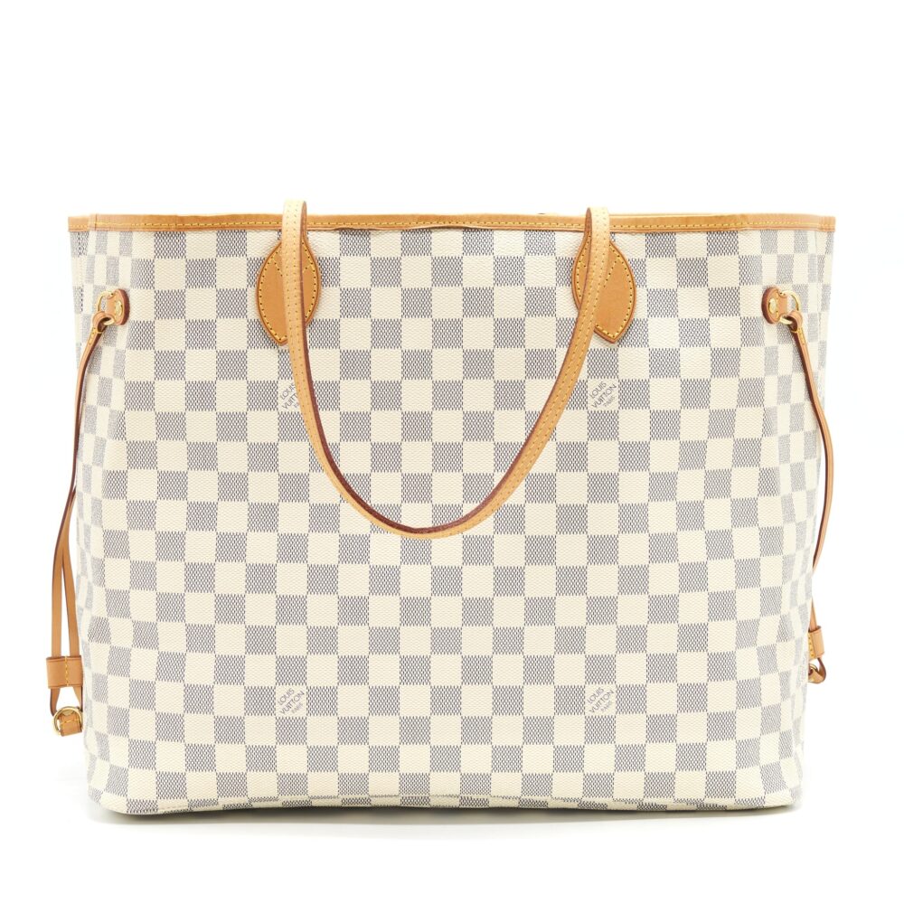AAA Replica Louis Vuitton LV NEVERFULL GM DAMIER AZUR CANVAS